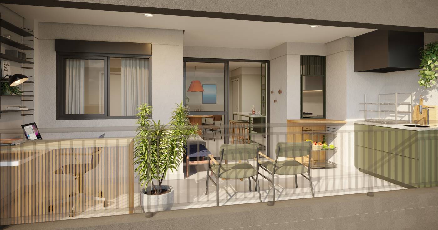 Imagem Apartamento com 2 Quartos à Venda, 49 m²em Vila Firmiano Pinto - São Paulo
