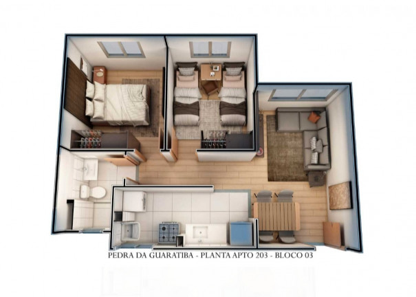 Imagem Apartamento com 2 Quartos à Venda, 45 m² em Guaratiba - Rio de Janeiro Imagem Apartamento com 2 Quartos à Venda, 45 m² em Guaratiba - Rio de Janeiro
