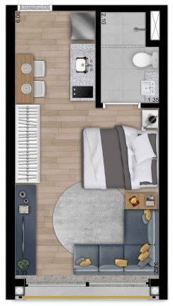 Imagem Apartamento com 2 Quartos à Venda, 62 m² em Sumarezinho - São Paulo