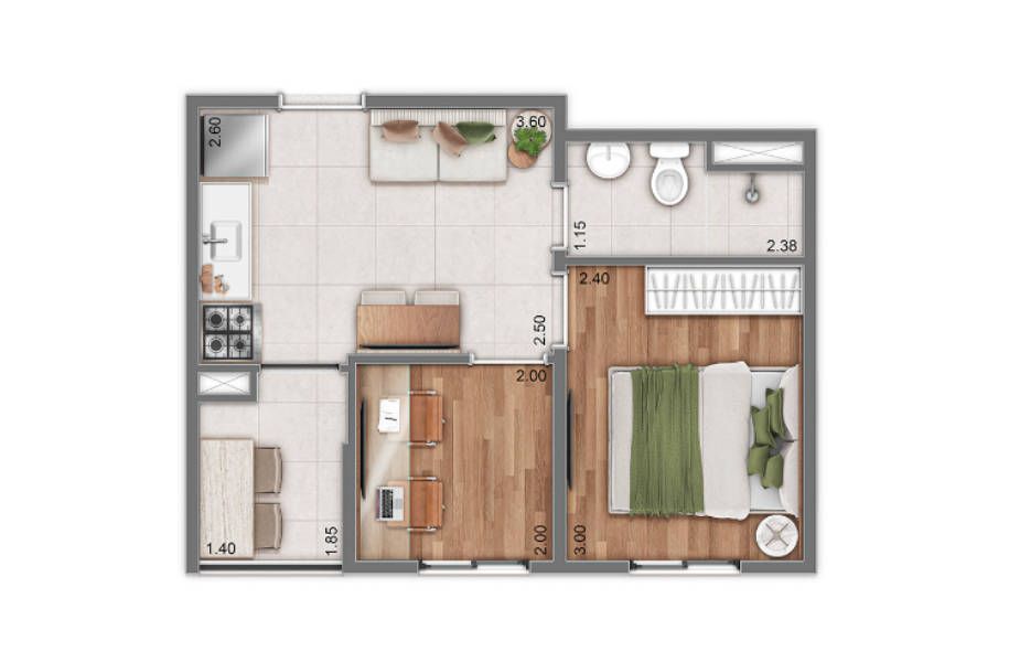 Imagem Apartamento com 2 Quartos à Venda, 29 m² em Água Branca - São Paulo Imagem Apartamento com 2 Quartos à Venda, 29 m² em Água Branca - São Paulo