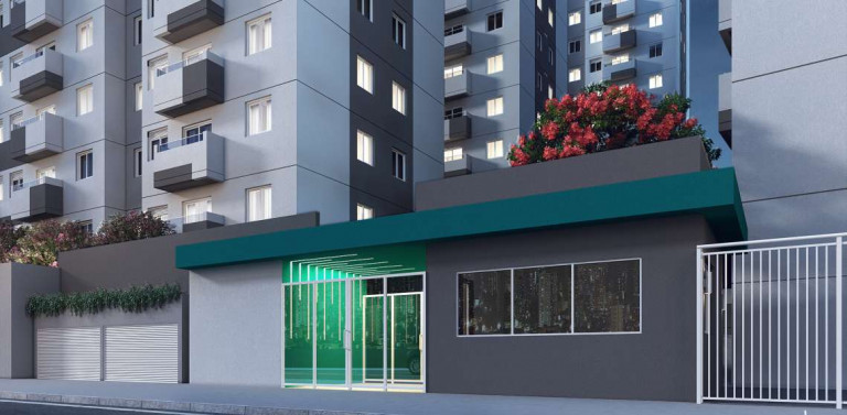 Apartamento com 2 Quartos à Venda, 42 m² em Jabaquara - Santos