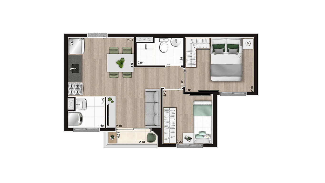 Imagem Apartamento com 2 Quartos à Venda, 37 m²em Jardim Mirante - São Paulo