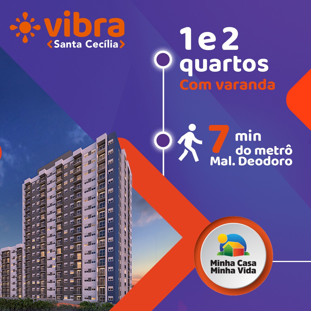 Apartamento com 2 Quartos à Venda, 44 m²em Barra Funda - São Paulo