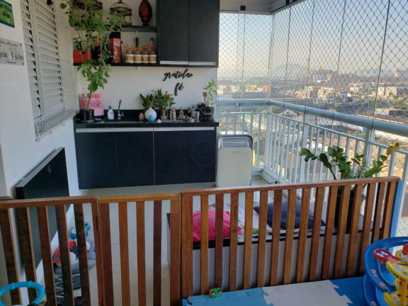 Imagem Apartamento com 3 Quartos à Venda, 88 m² em Vila Mathias - Santos
