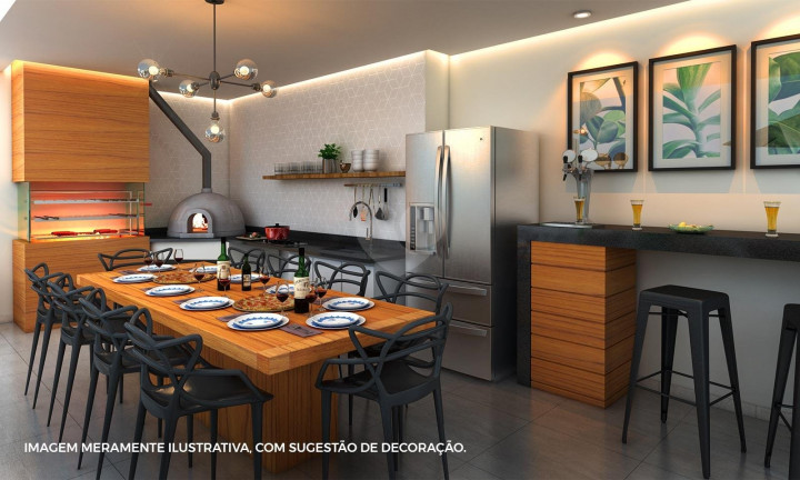 Imagem Apartamento com 2 Quartos para Alugar, 42 m² em Vila Valparaíso - Santo André