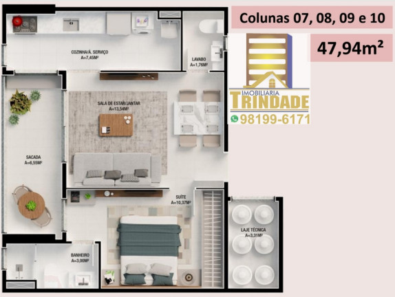 Imagem Apartamento com 2 Quartos à Venda, 62 m² em Jardim Renascença - São Luís Imagem Apartamento com 2 Quartos à Venda, 62 m² em Jardim Renascença - São Luís