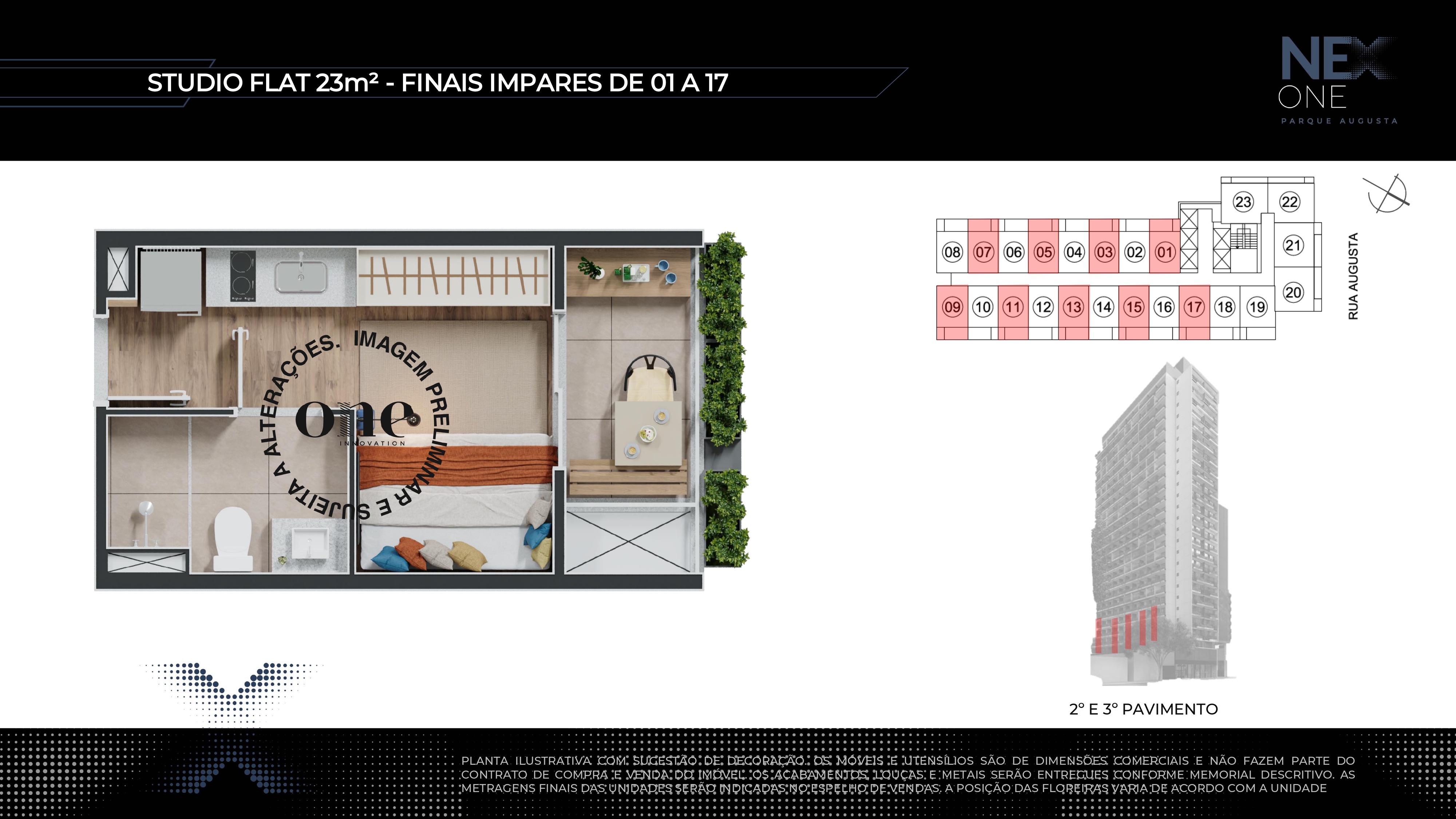 Imagem Apartamento com 1 Quarto à Venda, 26 m²em Consolação - São Paulo