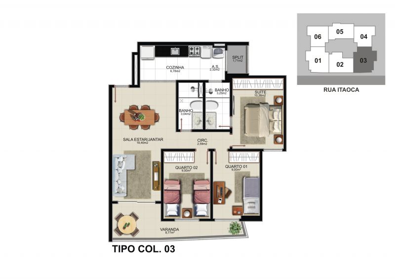 Imagem Apartamento com 2 Quartos à Venda, 73 m² em Coqueiral de Itaparica - Vila Velha Imagem Apartamento com 2 Quartos à Venda, 73 m² em Coqueiral de Itaparica - Vila Velha