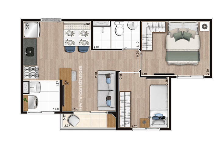 Imagem Apartamento com 2 Quartos à Venda, 37 m²em Vila Independência - São Paulo