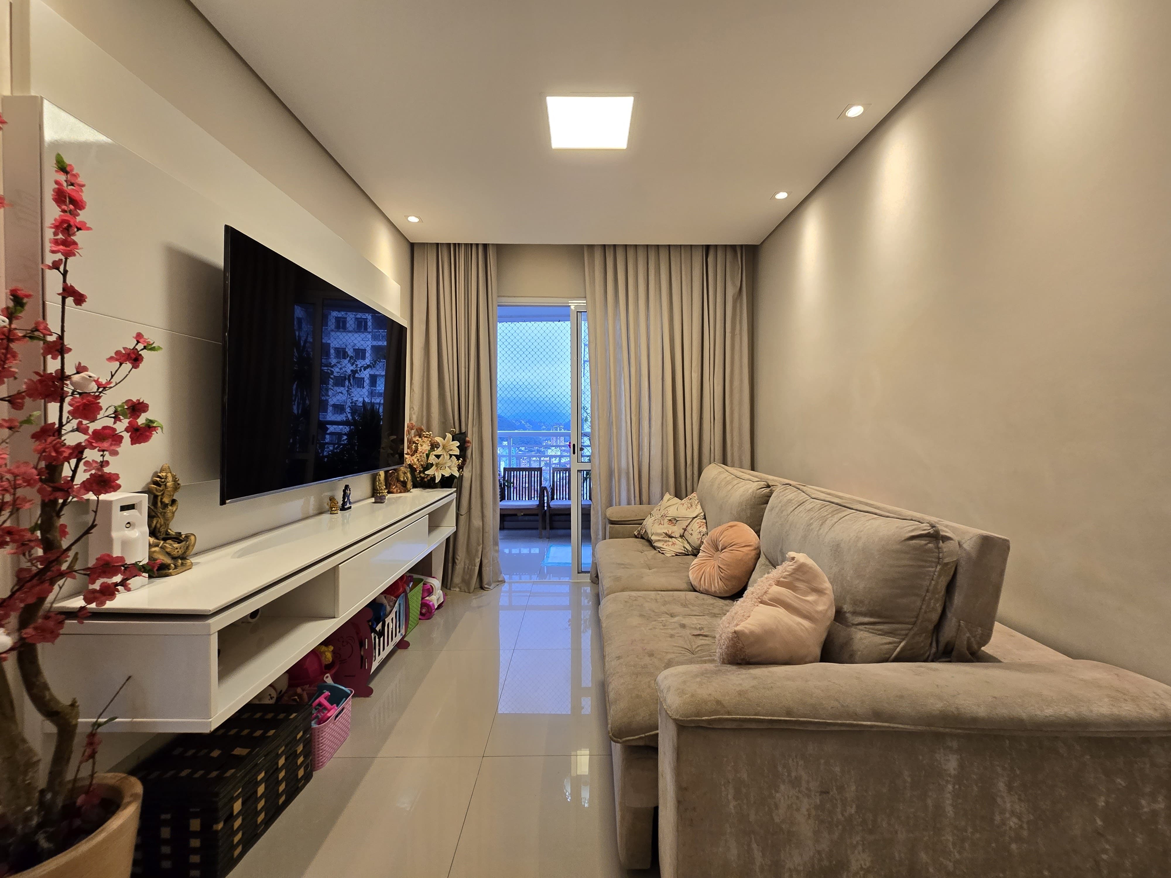 Apartamento com 3 Quartos à Venda, 84 m² em Marapé - Santos