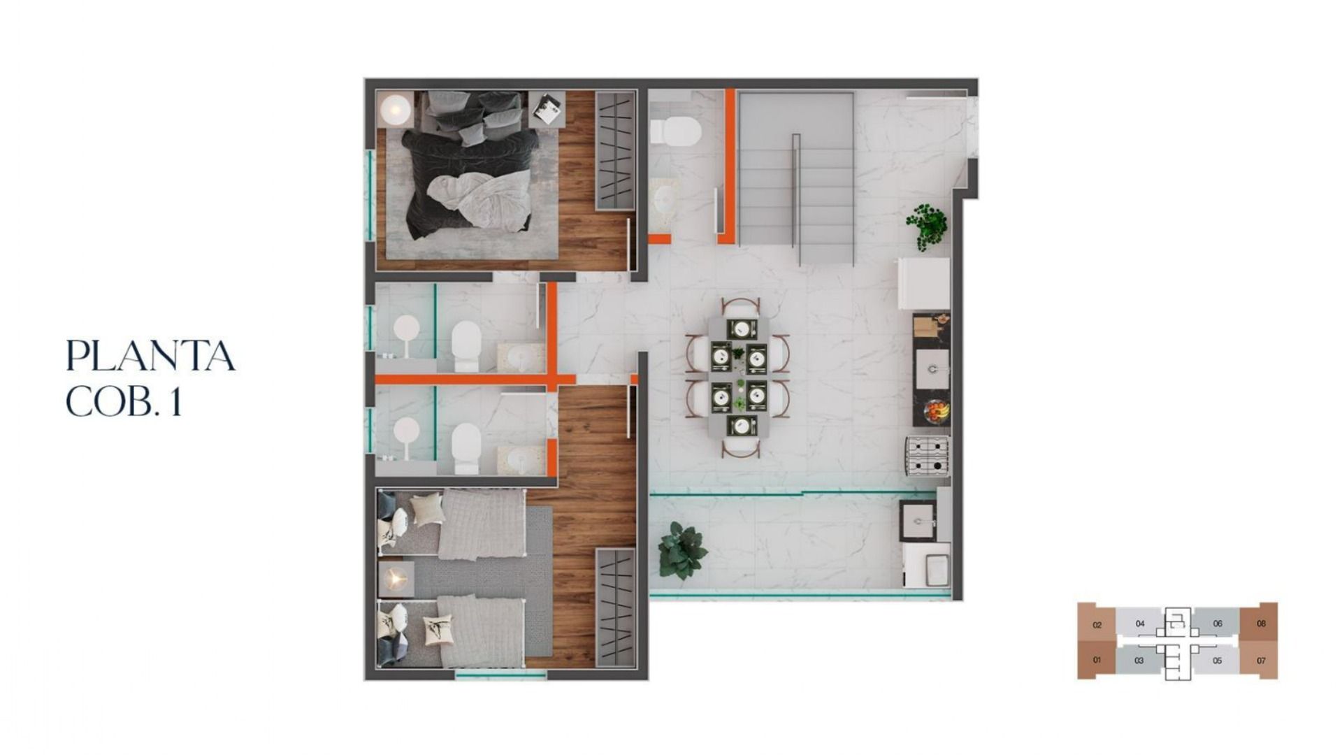Imagem Apartamento com 2 Quartos à Venda, 56 m² em Boa Vista - Juiz de Fora Imagem Apartamento com 2 Quartos à Venda, 56 m² em Boa Vista - Juiz de Fora