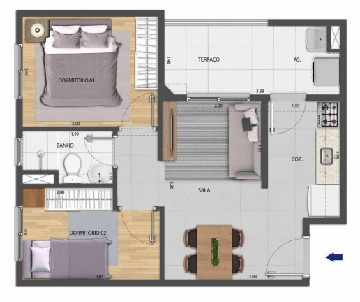Imagem Apartamento com 2 Quartos à Venda, 40 m² em Várzea da Barra Funda - São Paulo Imagem Apartamento com 2 Quartos à Venda, 40 m² em Várzea da Barra Funda - São Paulo