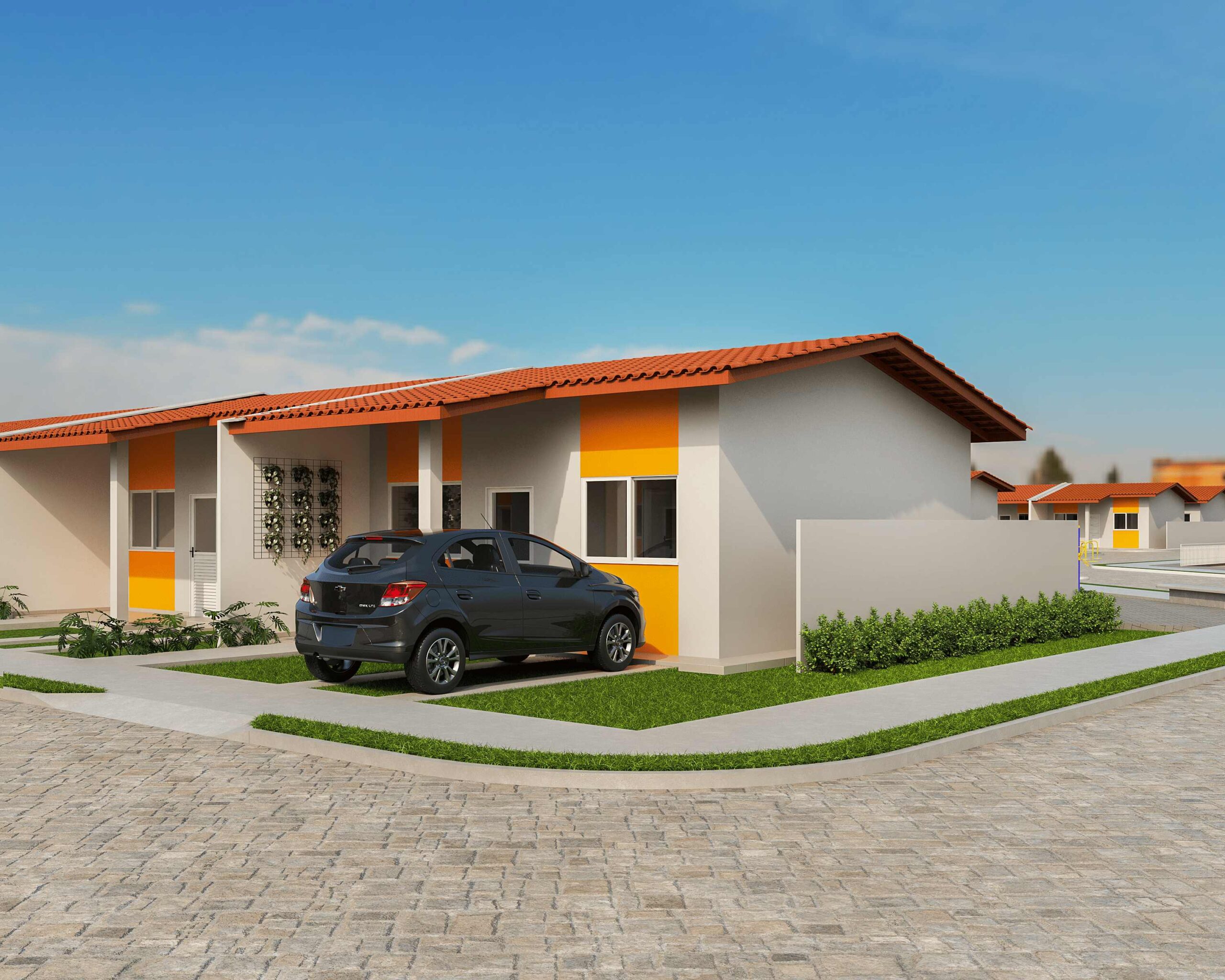 Imagem Casa de Condomínio com 2 Quartos à Venda, 50 m² em - Marechal Deodoro Imagem Casa de Condomínio com 2 Quartos à Venda, 50 m² em - Marechal Deodoro