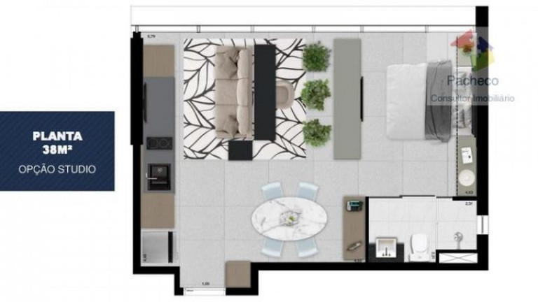 Imagem Apartamento com 2 Quartos à Venda, 38 m² em Vila Pompéia - São Paulo