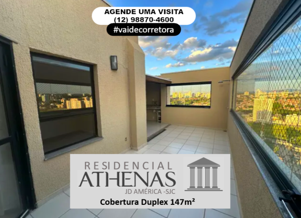 Imagem Cobertura com 3 Quartos à Venda, 147 m²em Jardim América - São José dos Campos Imagem Cobertura com 3 Quartos à Venda, 147 m²em Jardim América - São José dos Campos