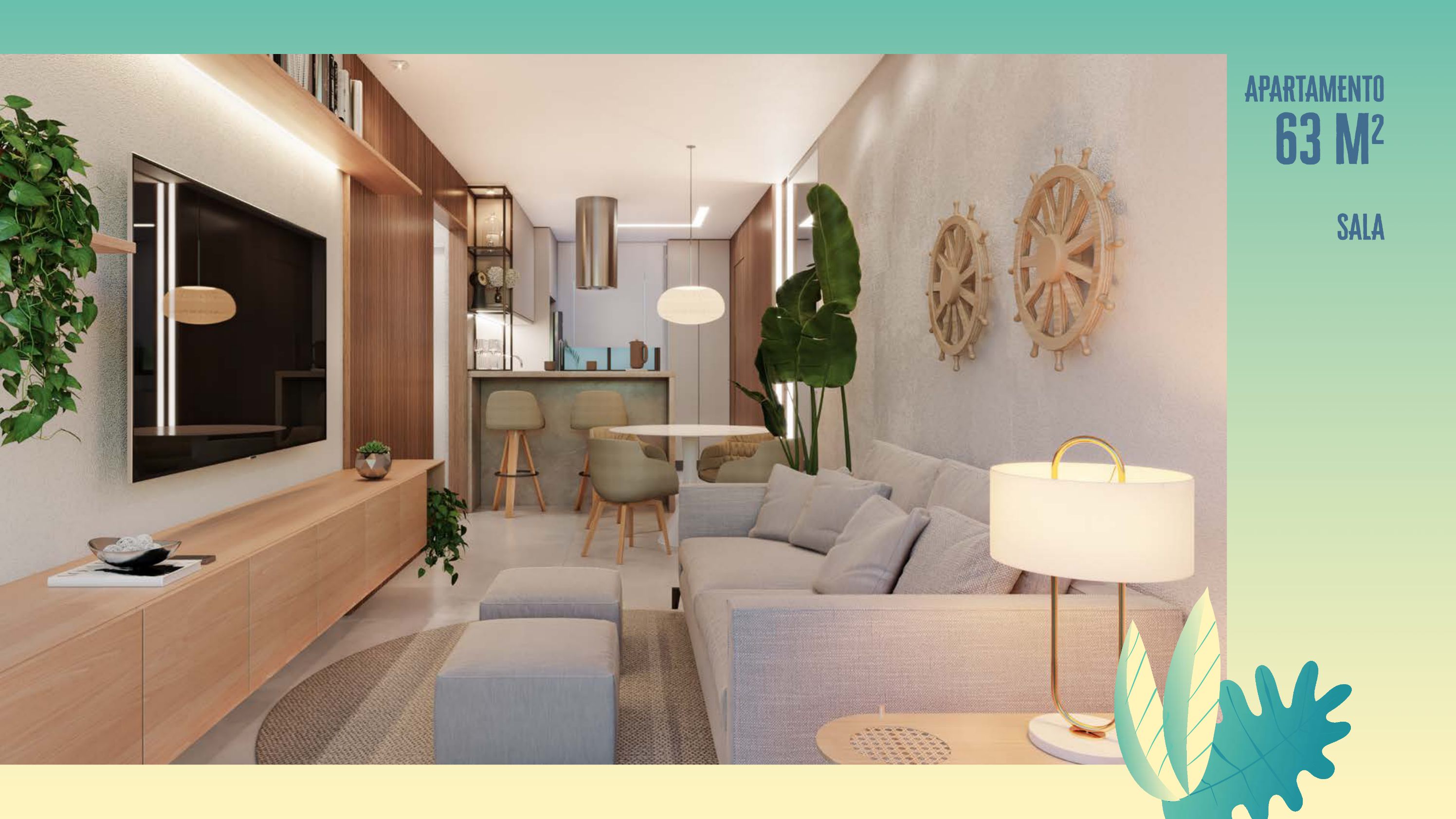 Imagem Apartamento com 2 Quartos à Venda, 63 m² em Praia Carneiros - Tamandaré Imagem Apartamento com 2 Quartos à Venda, 63 m² em Praia Carneiros - Tamandaré