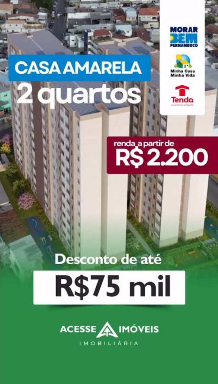 Apartamento com 2 Quartos à Venda, 36 m² em Nova Descoberta - Recife