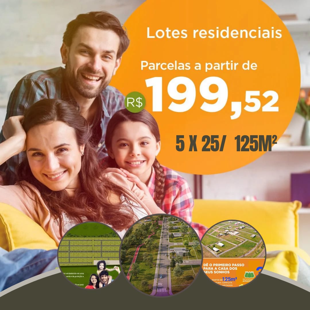 Imagem Terreno à Venda, 125 m²em Nova Amazonas I Bairro Planejado - Iranduba Imagem Terreno à Venda, 125 m²em Nova Amazonas I Bairro Planejado - Iranduba