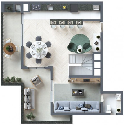 Imagem Apartamento com 2 Quartos à Venda, 56 m²em Juvevê - Curitiba