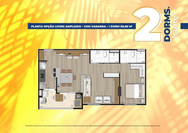 Imagem Apartamento com 1 Quarto à Venda, 47 m² em Vera Cruz - Mongaguá