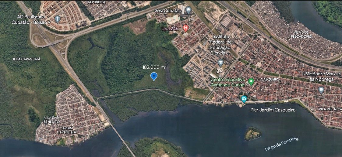 Terreno à Venda, 182.000 m² em Parque São Luis - Cubatão