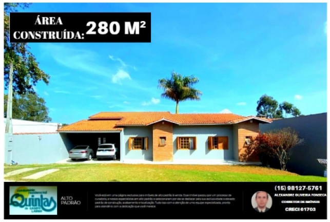 Imagem Casa de Condomínio com 4 Quartos à Venda, 280 m² em Condomínio Quintais de Campo largo - Araçoiaba da Serra Imagem Casa de Condomínio com 4 Quartos à Venda, 280 m² em Condomínio Quintais de Campo largo - Araçoiaba da Serra