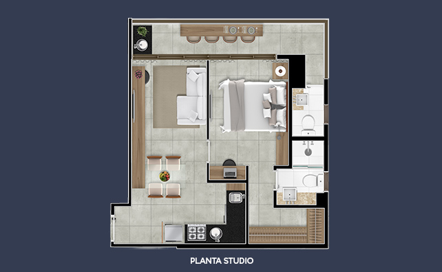 Imagem Apartamento com 1 Quarto à Venda, 36 m²em Mucuripe - Fortaleza Imagem Apartamento com 1 Quarto à Venda, 36 m²em Mucuripe - Fortaleza