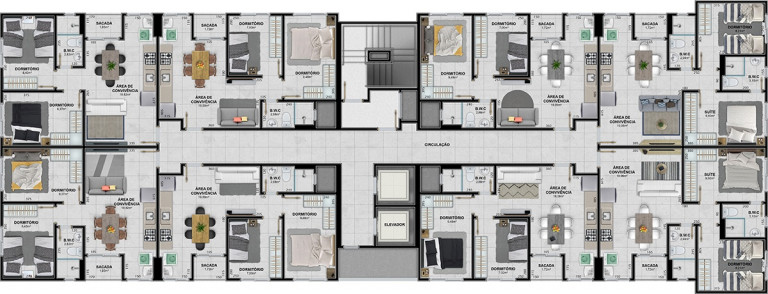 Imagem Apartamento com 3 Quartos à Venda, 79 m²em Linha Batista - Criciúma Imagem Apartamento com 3 Quartos à Venda, 79 m²em Linha Batista - Criciúma