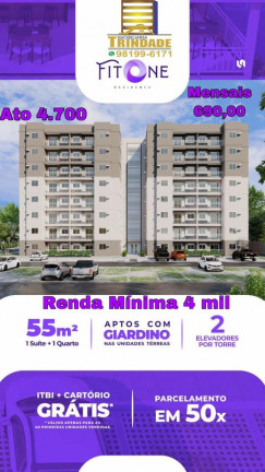 Imagem Apartamento com 2 Quartos à Venda, 55 m² em Turu - São Luís Imagem Apartamento com 2 Quartos à Venda, 55 m² em Turu - São Luís