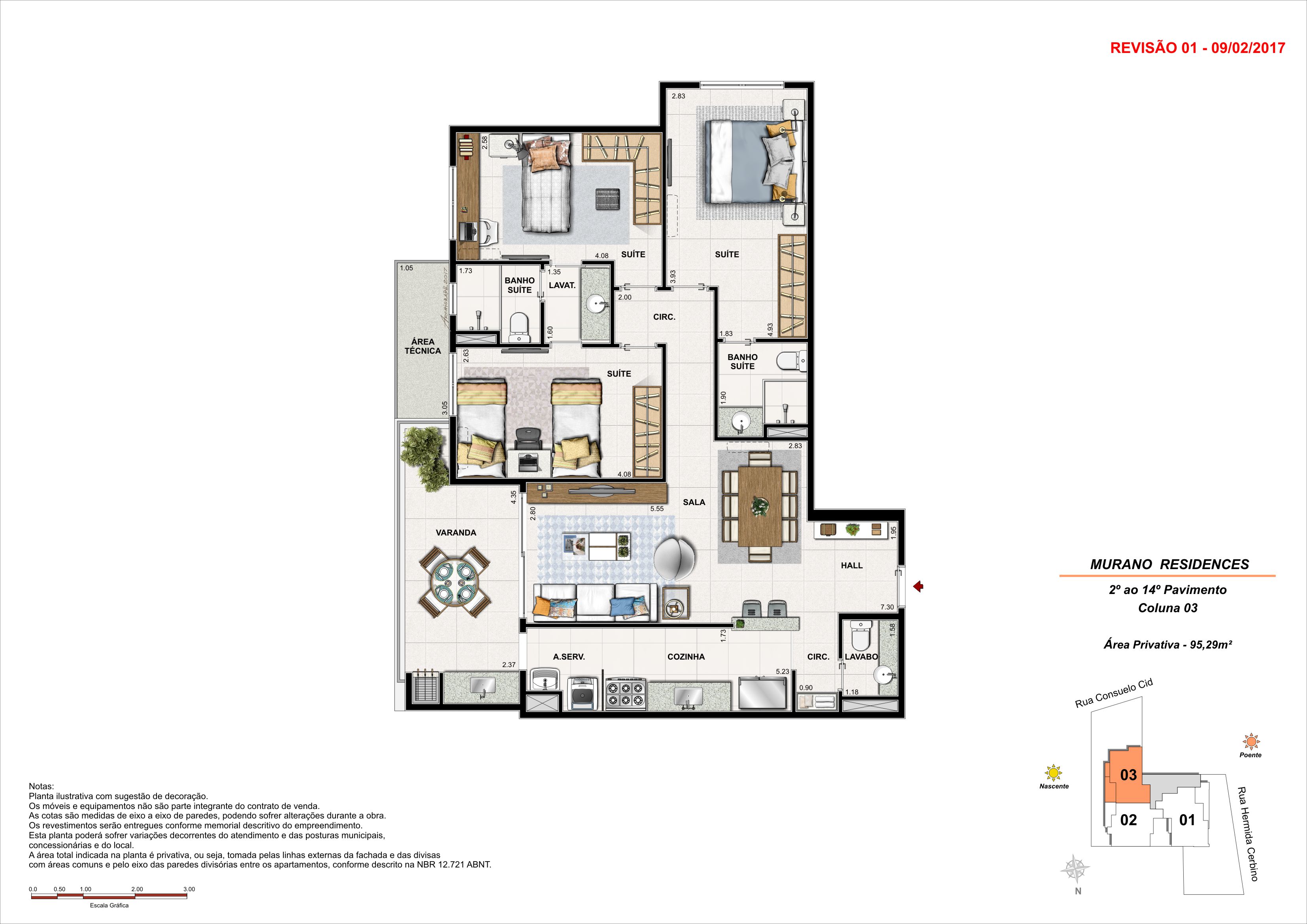Imagem Apartamento com 3 Quartos à Venda, 96 m² em Alvarez - Nova Iguaçu Imagem Apartamento com 3 Quartos à Venda, 96 m² em Alvarez - Nova Iguaçu