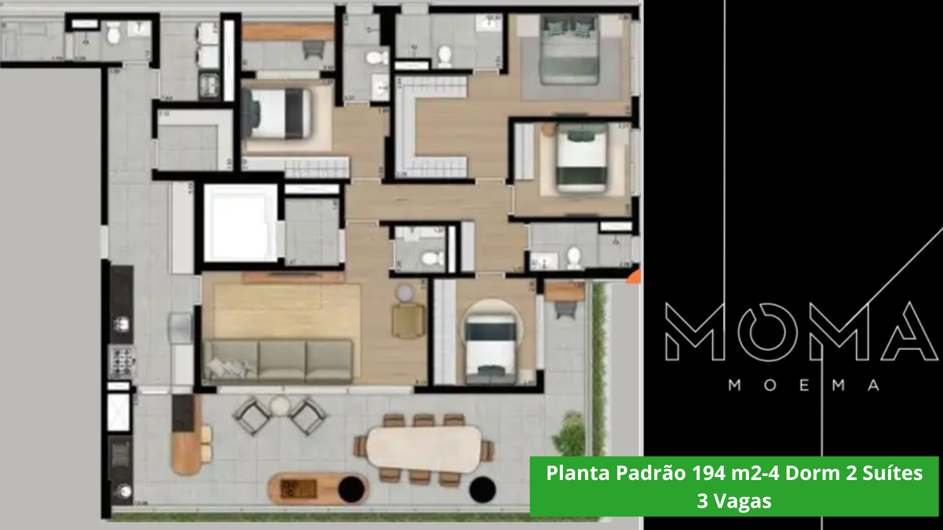 Imagem Apartamento à Venda, 147 m²em Indianópolis - São Paulo