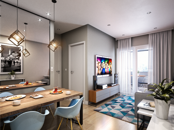 Imagem Apartamento com 2 Quartos à Venda,  em Vila Tibiriçá - Santo André