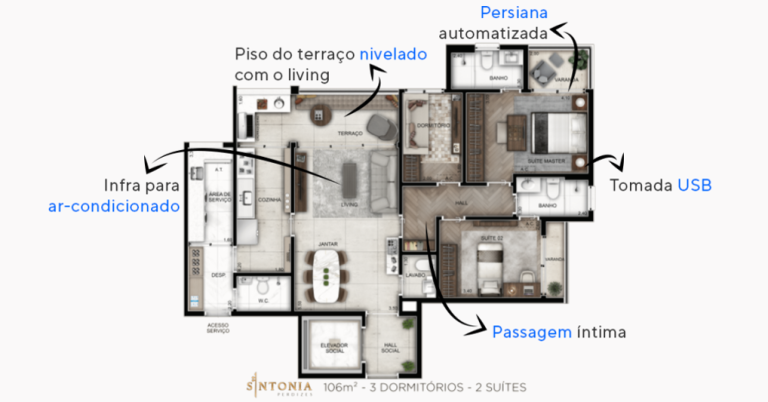 Imagem Apartamento com 3 Quartos à Venda, 106 m² em Perdizes - São Paulo