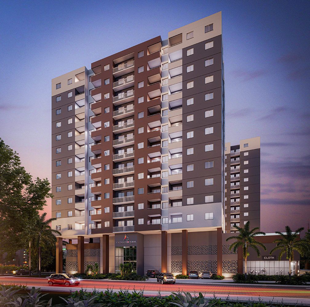 Apartamento com 3 Quartos à Venda, 63 m² em Residencial Coqueiral - Vila Velha