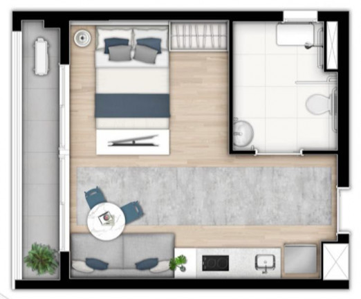 Imagem Studio com 1 Quarto à Venda, 32 m² em Butantã - São Paulo