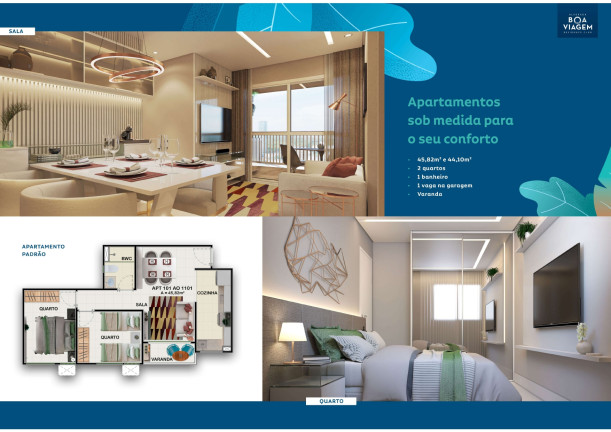 Imagem Apartamento com 2 Quartos à Venda, 44 m² em Imbiribeira - Recife