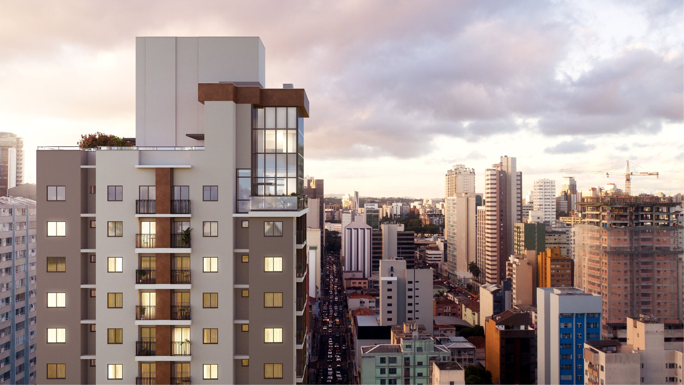Apartamento com 2 Quartos à Venda, 34 m²em Centro - Curitiba