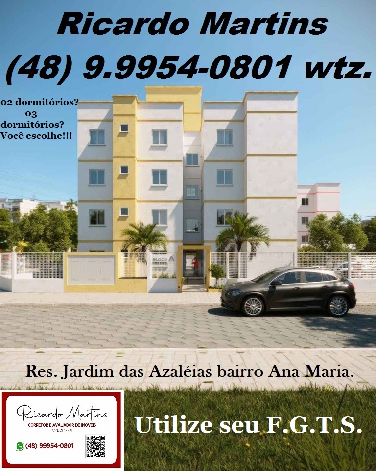 Imagem Apartamento com 3 Quartos à Venda, 48 m² em Ana Maria - Criciúma