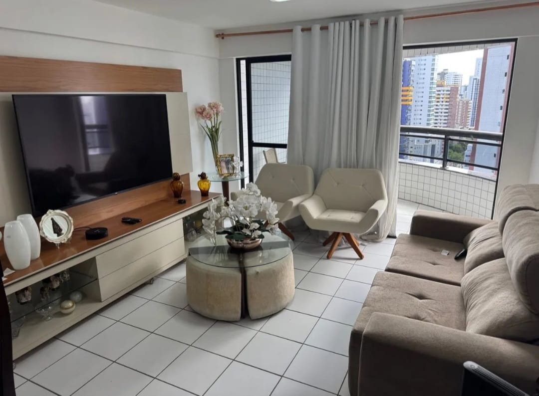 Imagem Apartamento com 3 Quartos para Alugar, 98 m² em Boa Viagem - Recife