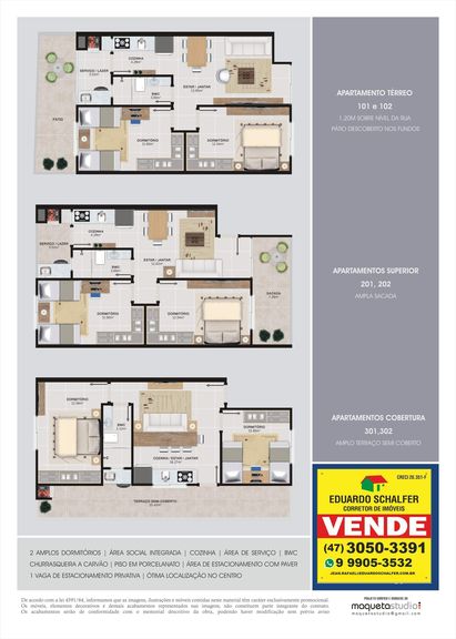 Imagem Apartamento com 2 Quartos à Venda, 65 m² em Lídia Duarte - Camboriú