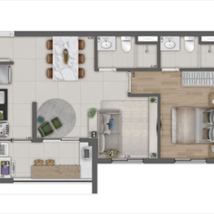 Imagem Apartamento com 1 Quarto à Venda, 41 m² em Água Branca - São Paulo