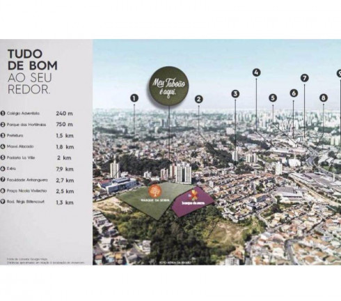 Imagem Apartamento com 2 Quartos à Venda, 48 m² em Jardim Monte Alegre - Taboão da Serra