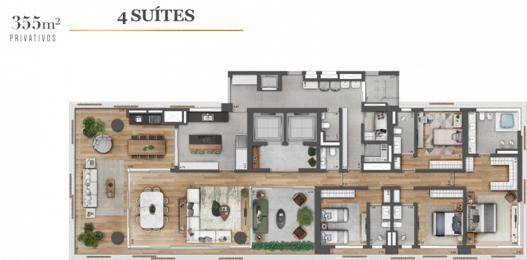 Imagem Apartamento com 4 Quartos à Venda, 355 m² em Itaim Bibi - São Paulo