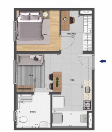 Imagem Apartamento com 2 Quartos à Venda, 40 m² em Várzea da Barra Funda - São Paulo Imagem Apartamento com 2 Quartos à Venda, 40 m² em Várzea da Barra Funda - São Paulo
