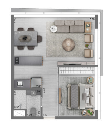 Imagem Studio com 1 Quarto à Venda, 32 m² em Vila Olímpia - São Paulo