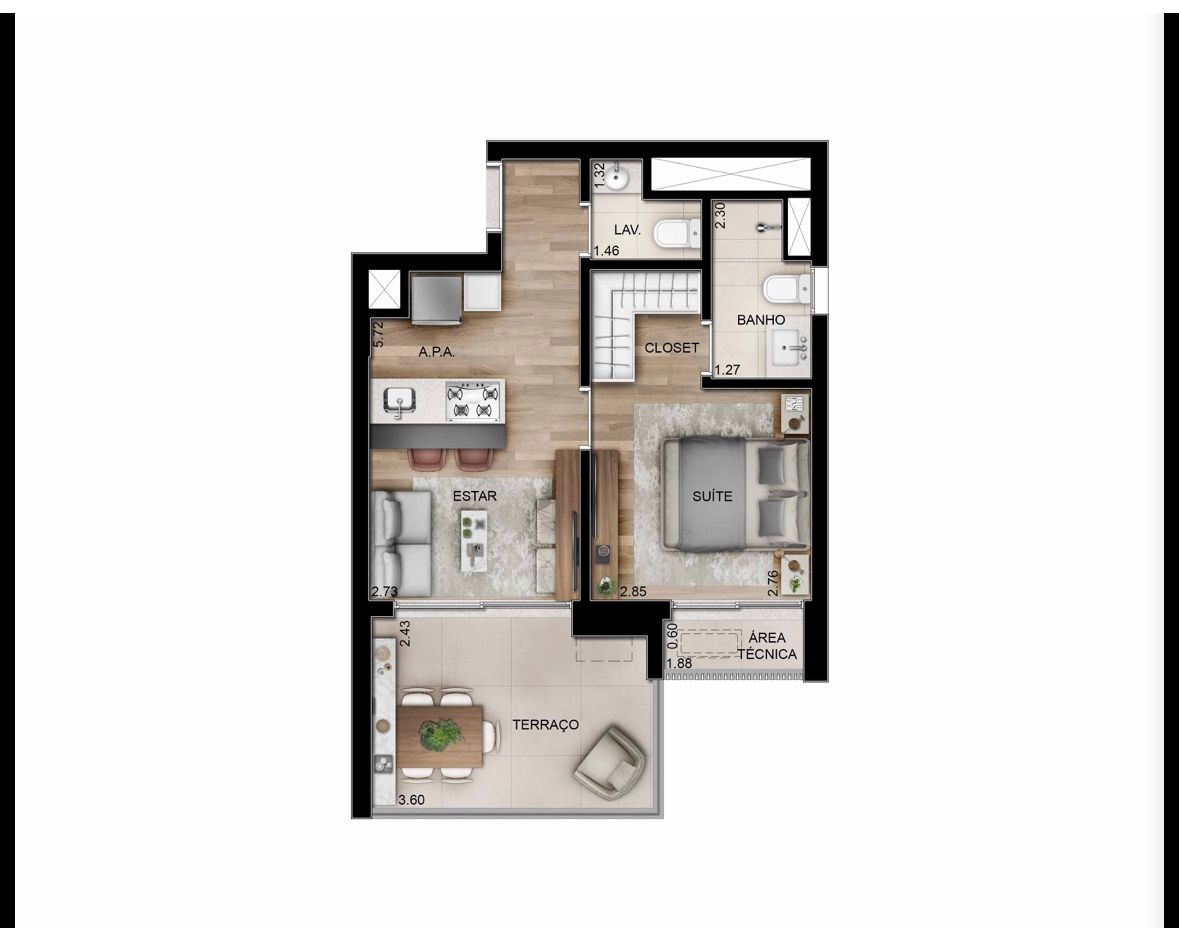 Imagem Apartamento com 1 Quarto à Venda, 45 m²em Itaim Bibi - São Paulo Imagem Apartamento com 1 Quarto à Venda, 45 m²em Itaim Bibi - São Paulo