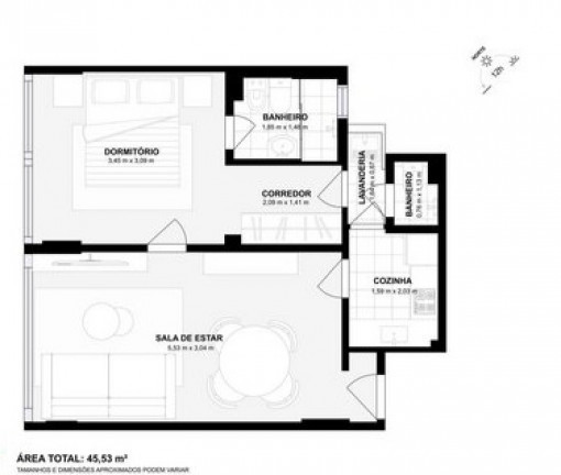 Imagem Apartamento com 1 Quarto à Venda, 41 m² em Botafogo - Rio de Janeiro