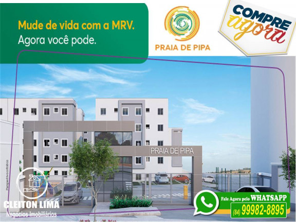 Imagem Apartamento com 2 Quartos à Venda, 42 m² em Nova Parnamirim - Parnamirim