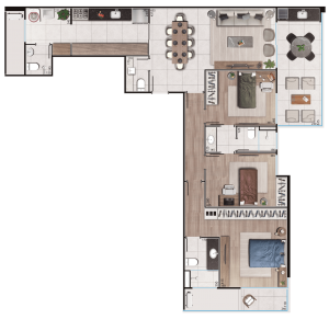 Imagem Apartamento com 3 Quartos à Venda, 97 m² em Centro - Juiz de Fora Imagem Apartamento com 3 Quartos à Venda, 97 m² em Centro - Juiz de Fora