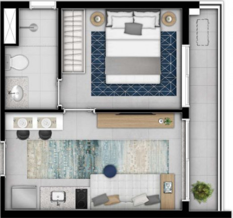 Imagem Apartamento com 1 Quarto à Venda, 28 m² em Sumaré - São Paulo